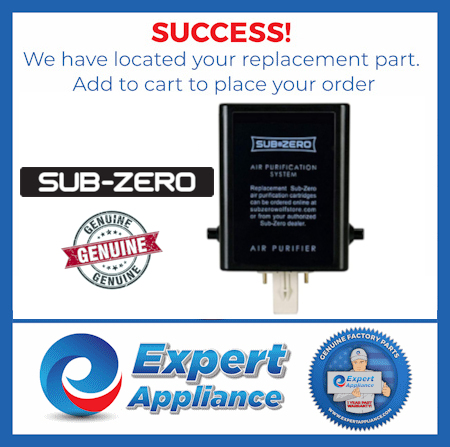 Genuine Sub Zero Air Purifier Pure Air